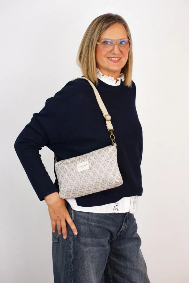 De La Mur Pant clutch grå 29x17x5 cm