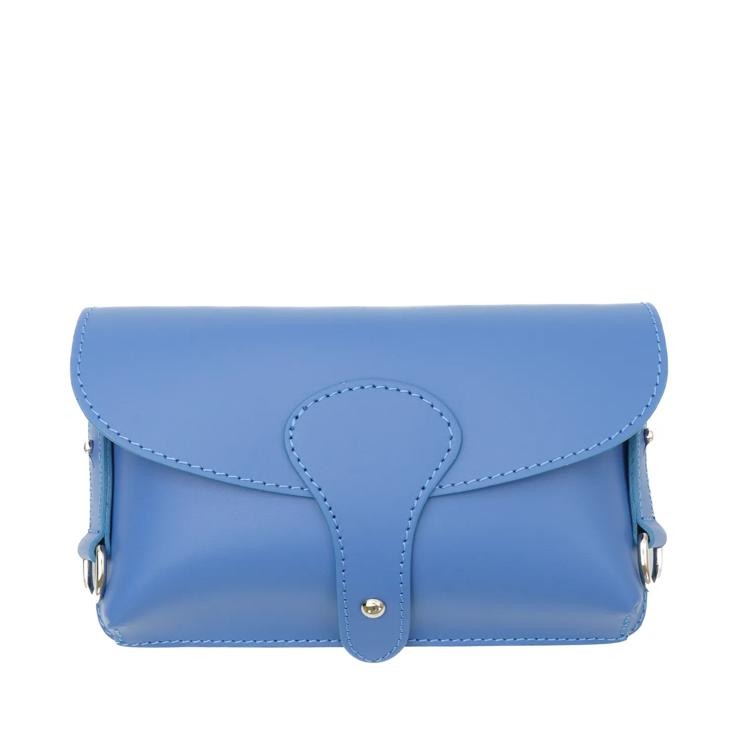 Latalia Monza crossbody veske blå skinn