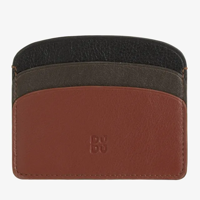 DuDubags Boracay kortholder murstein lagdelt skinn