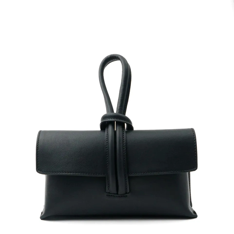 Latalia Barletta clutch svart nappa