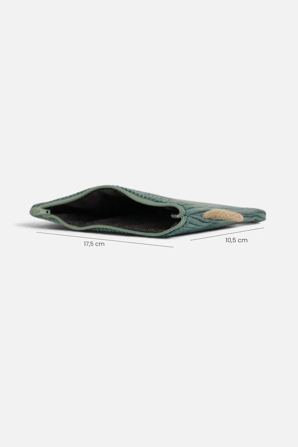 De La Mur Jade mini toalettmappe 17,5x10,5 blå