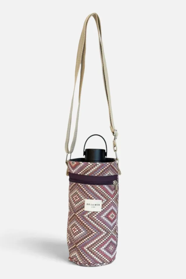 De La Mur Nana flaskeveske rosa 1,5L jacquard