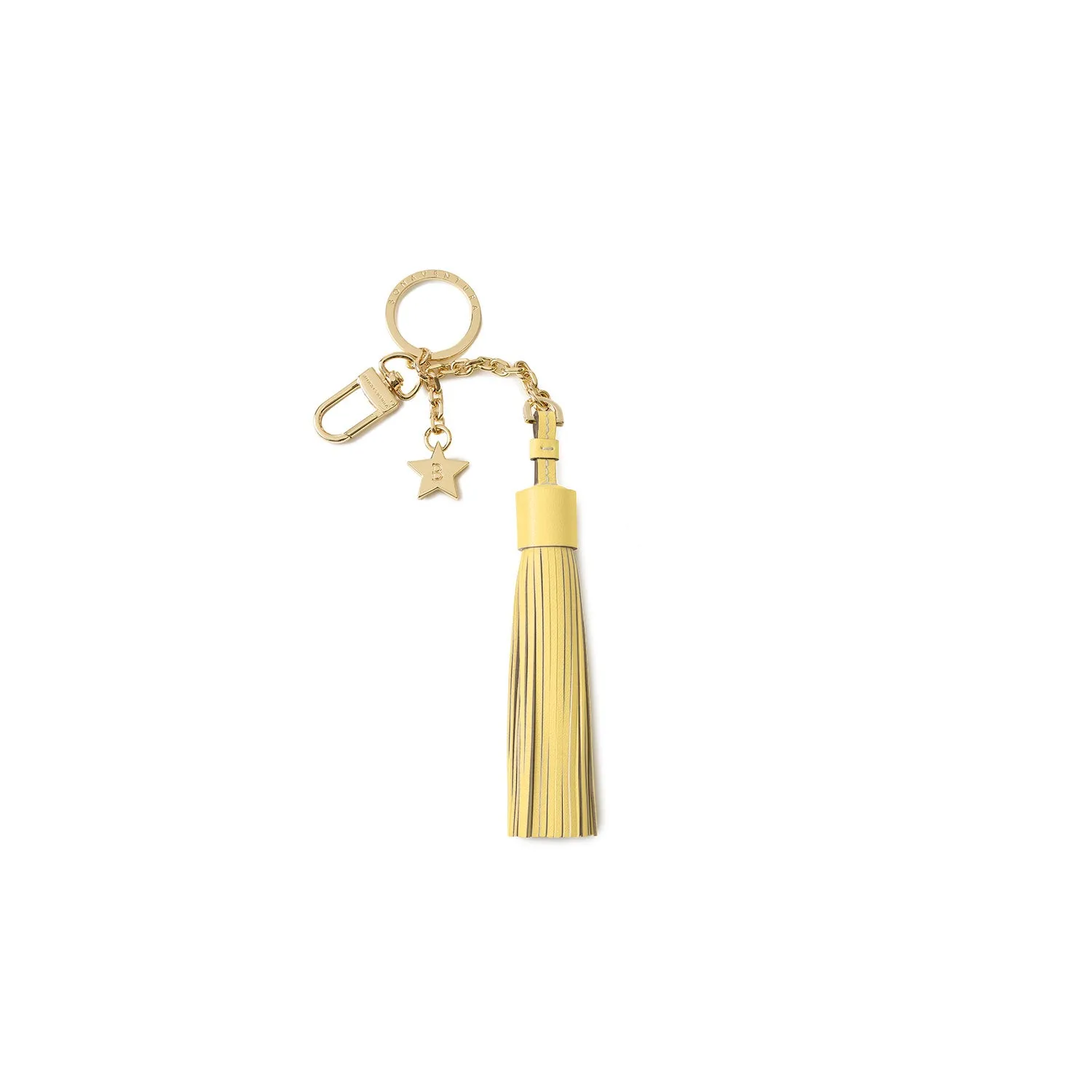 Bonaventura Tassel veskeanheng krympeskinn ivory