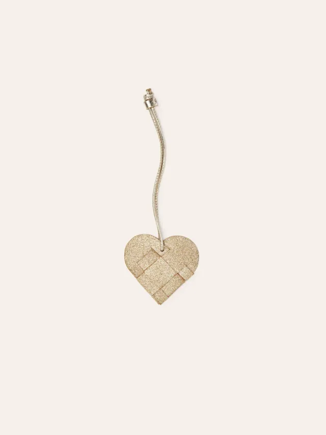 Calajade Misu Heart charm fudge taupe skinn
