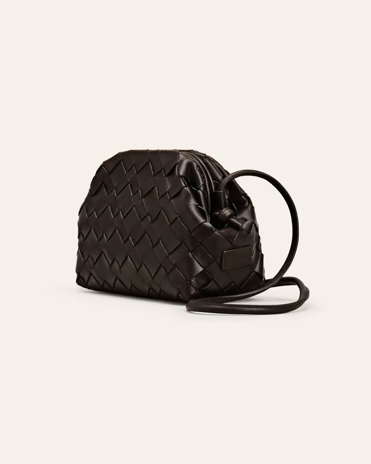 Cala Jade Aimee clutch umber flettet kuskinn