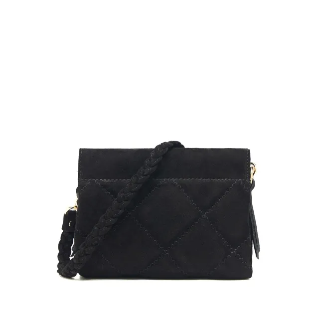 Latalia Sassari Suede Mini semsket veske svart