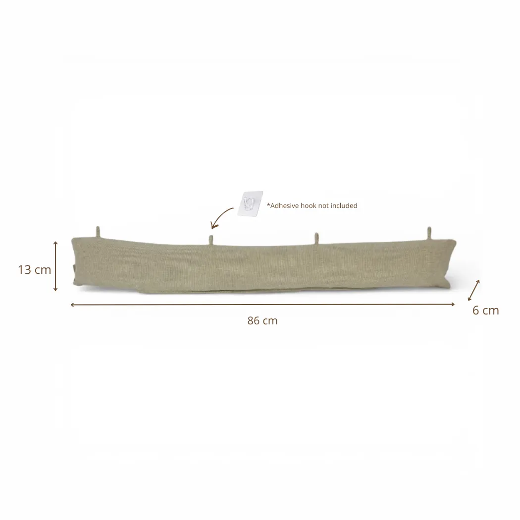 De La Mur Foz trekkstopper dør sennepsstripet 86 cm