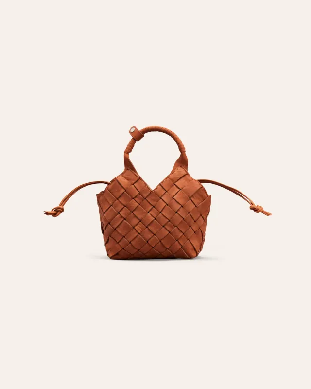 Calajade Misu Mini crossbody Sun Burn Nubuck sølv