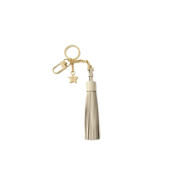 Bonaventura Tassel veskeanheng krympeskinn ivory