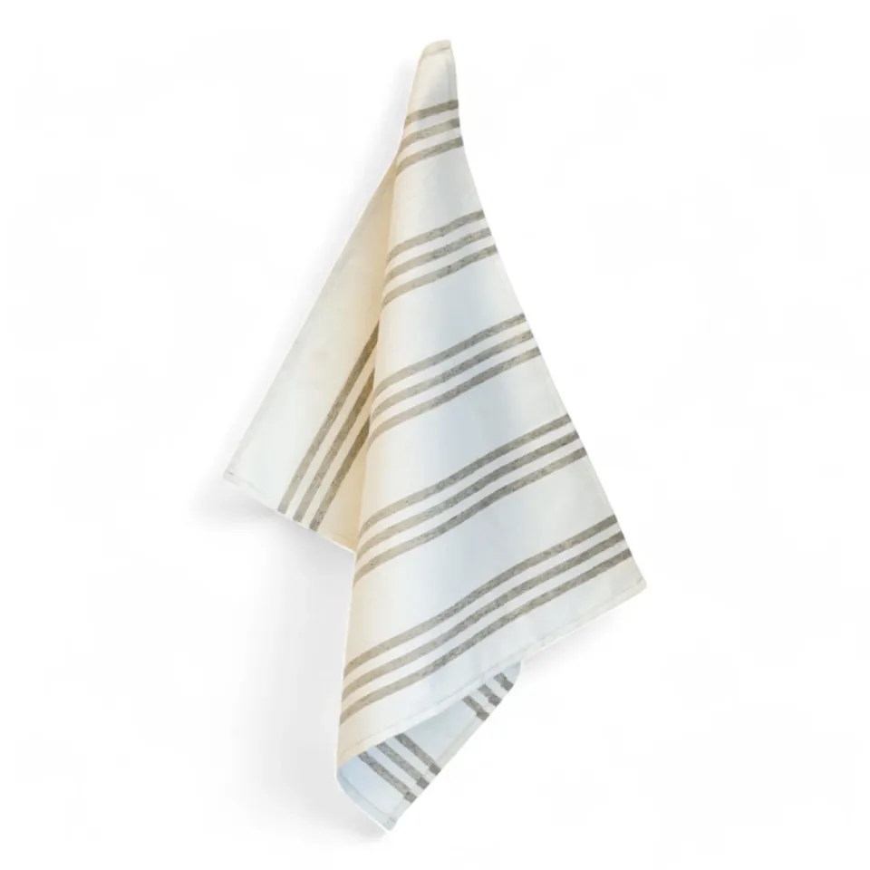 De La Mur Bosco kjøkkenhåndkle 58x51 cm beige stripet