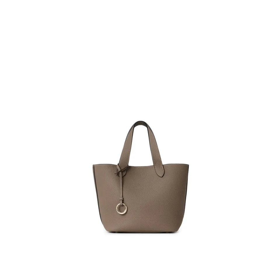 Bonaventura Alina 2-veis totebag skinn liten etoupe