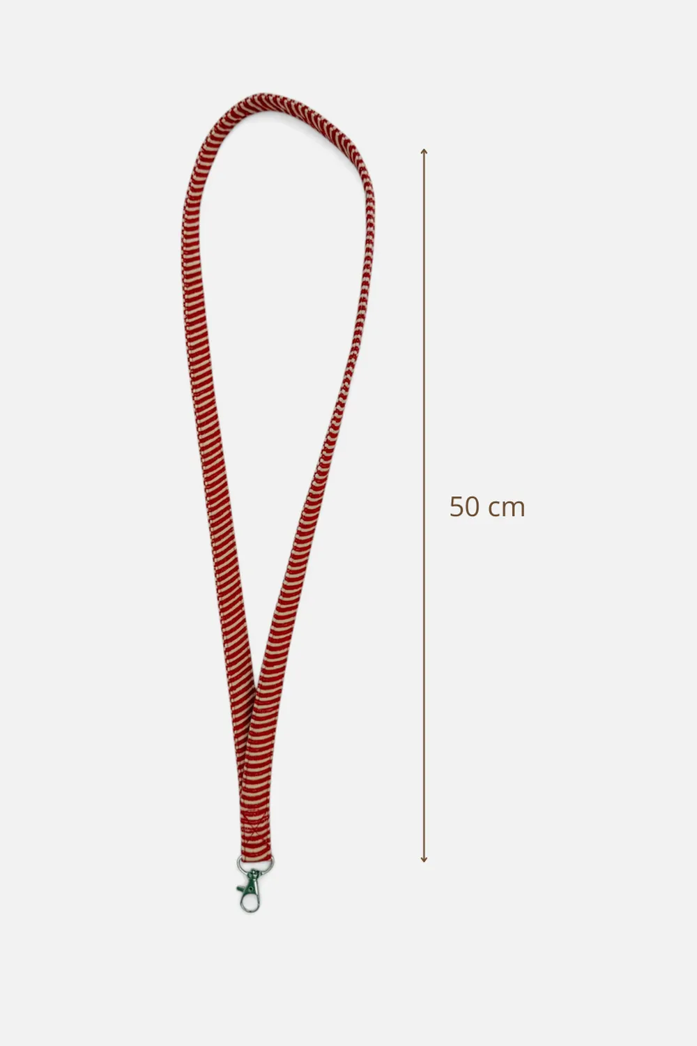 De La Mur Dali nøkkelreim 55 cm rødstripet