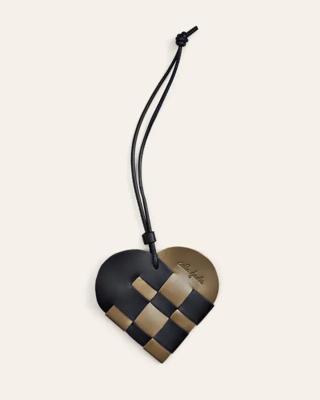 Calajade Misu Heart sjarm navy kombu green medium