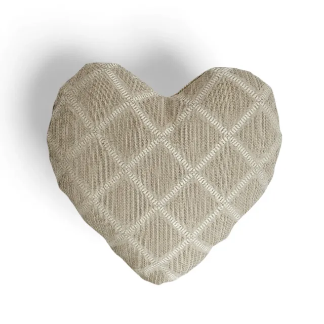 De La Mur Natural hjertepute 33x33 beige