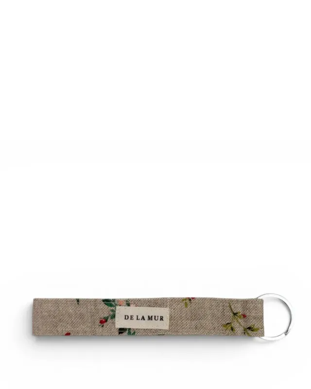 De La Mur Lua nøkkelring 10 cm oransje blomster