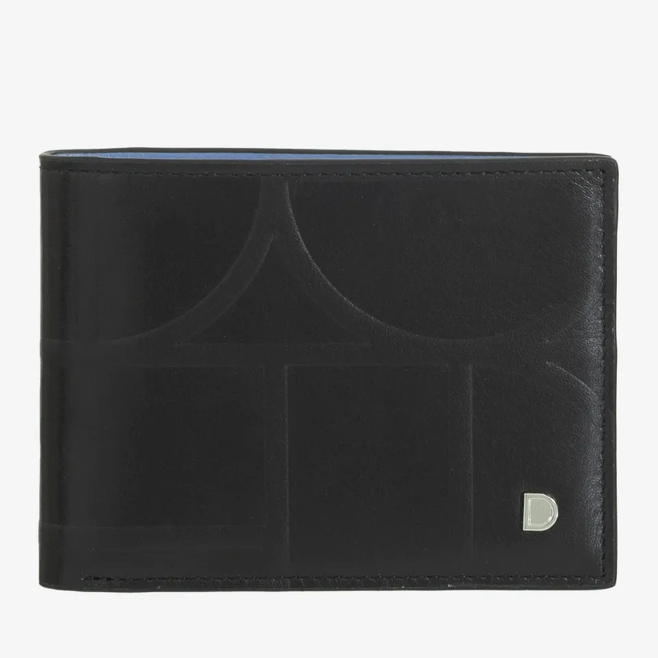 DuDubags Caprera lommebok svart/gul RFID