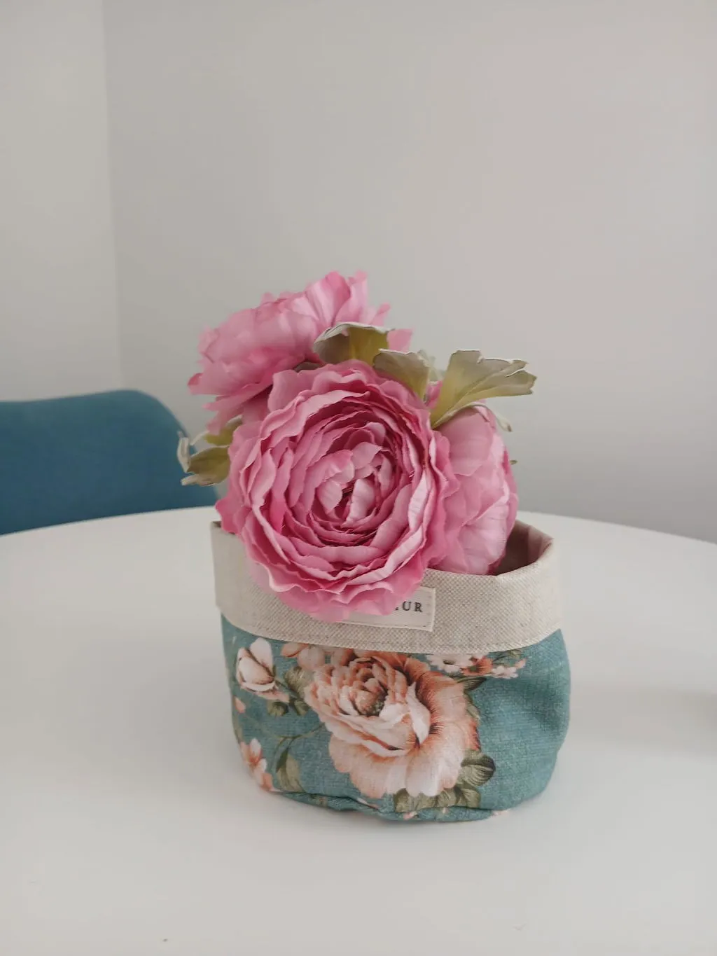 De La Mur Tivo oppbevaringskurv liten blå blomster