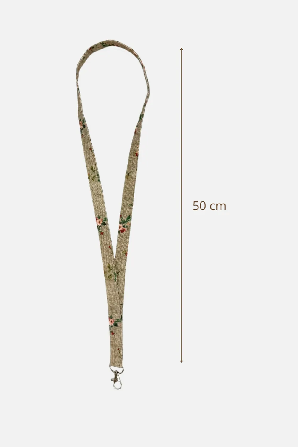 De La Mur Lua nøkkelreim oransje blomster 55 cm