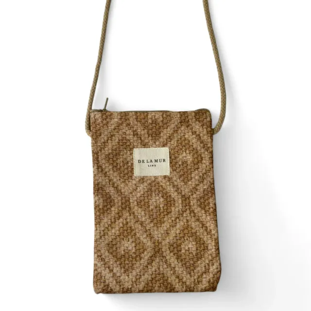 De La Mur Fati liten mobilveske beige 13 cm
