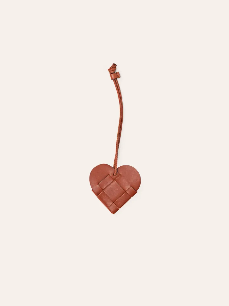 Calajade Misu Heart veskecharm muskat skinn
