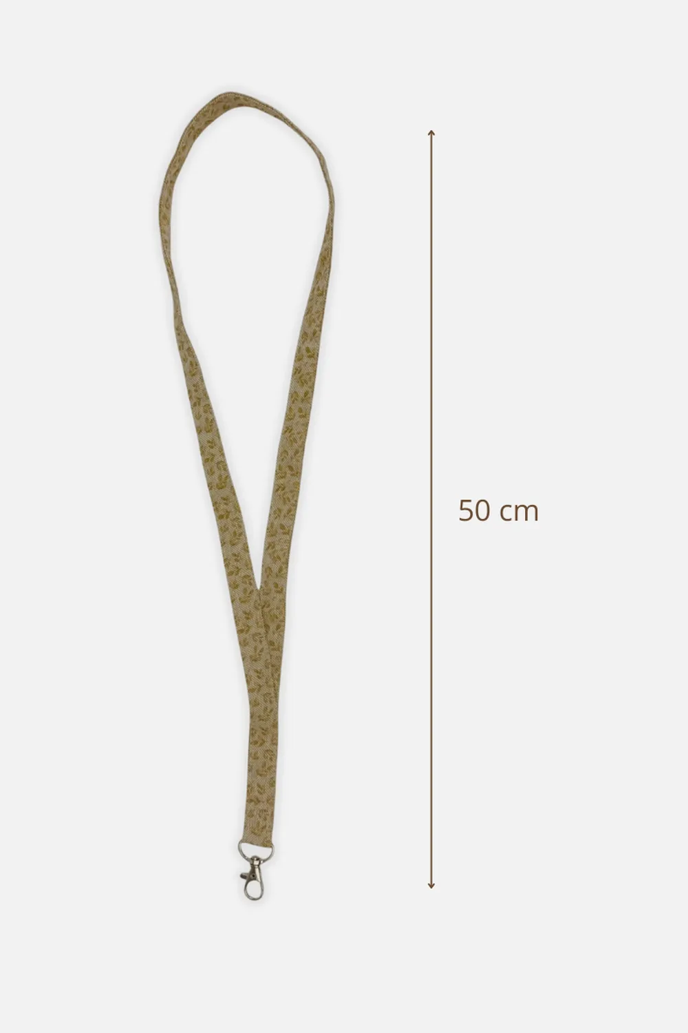De La Mur Deli nøkkelstropp blomstret sennep 55 cm