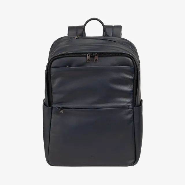 DuDubags Sydney ryggsekk skinn Navy slitesterk