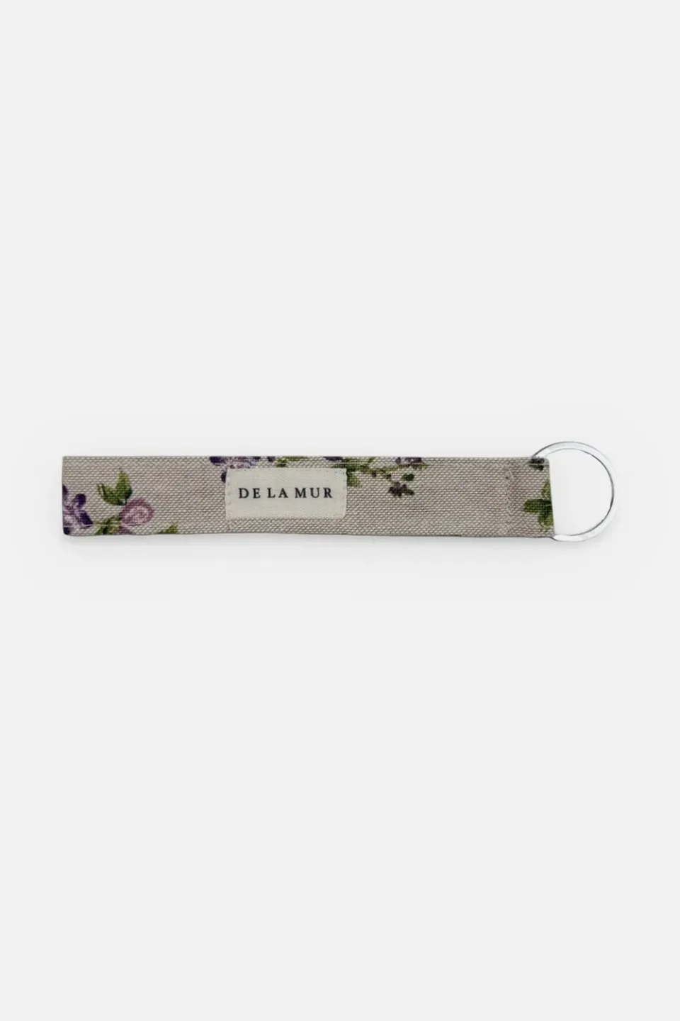 De La Mur Pun nøkkelring lilla blomstret