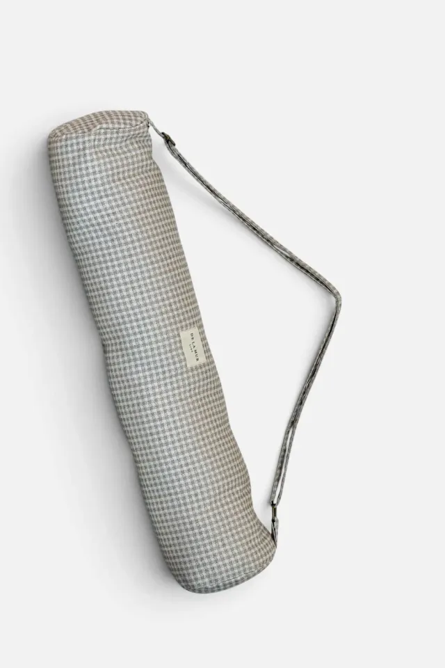 De La Mur Vison yogaveske 65 cm beige rutet