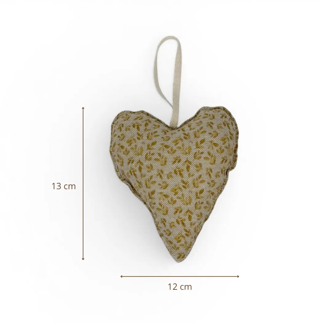 De La Mur Deli Corazón Pequeño pyntehjerte 13 cm blomstret