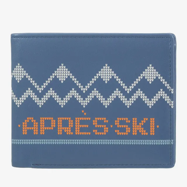 DuDubags Azzorre lommebok herre denim blue skinn