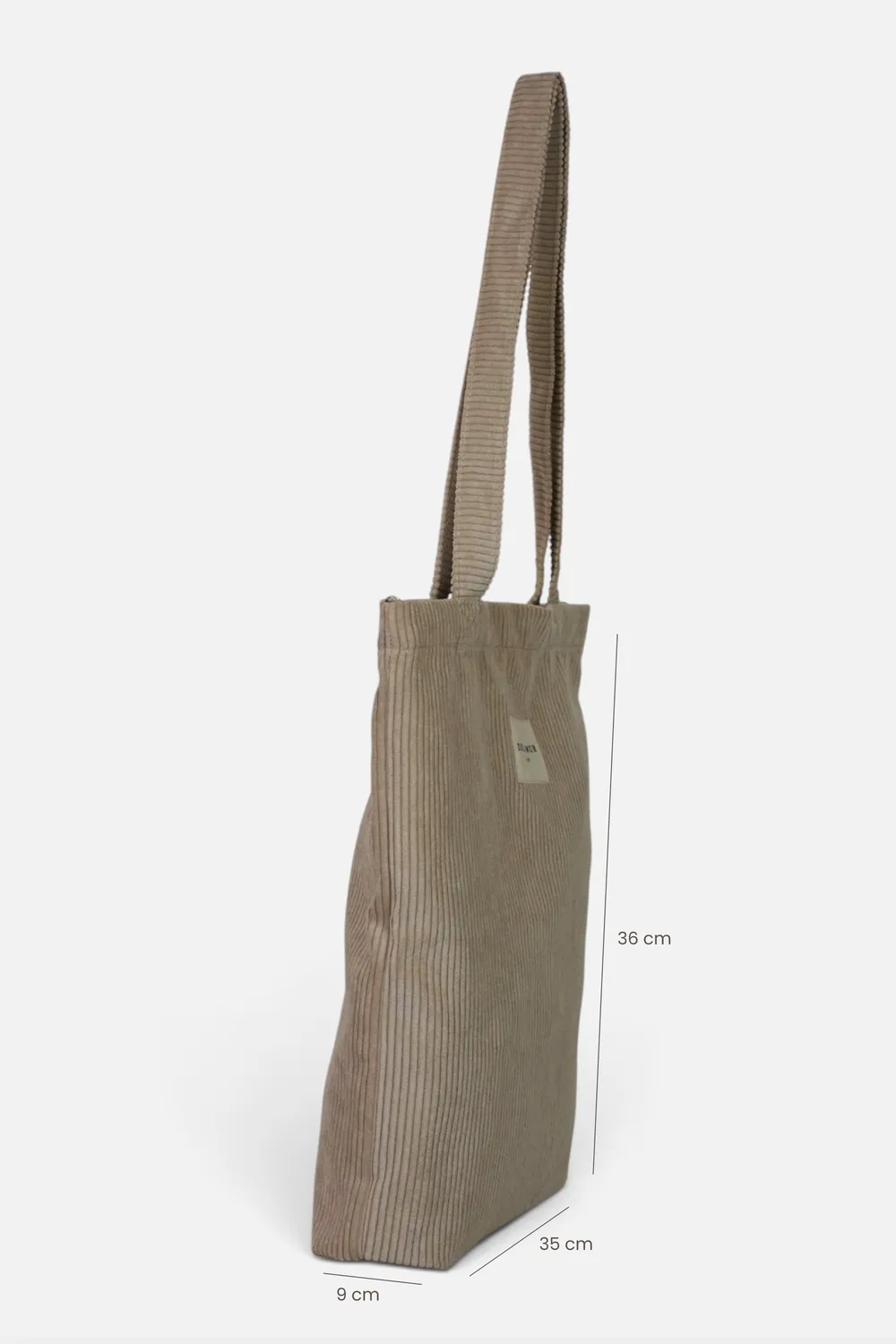 De La Mur Tofe toteveske 35x36 cm beige kord