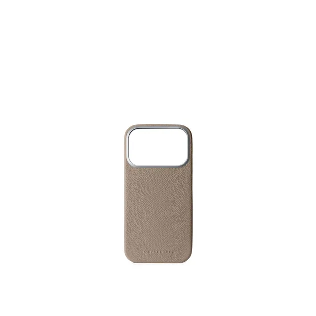 Bonaventura Nobile iPhone 18 Pro deksel skinn etoupe