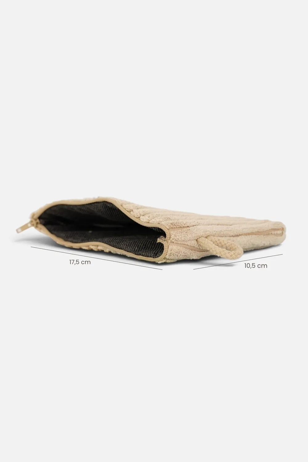 De La Mur Moka Monedero rund myntpung 10,5 cm beige