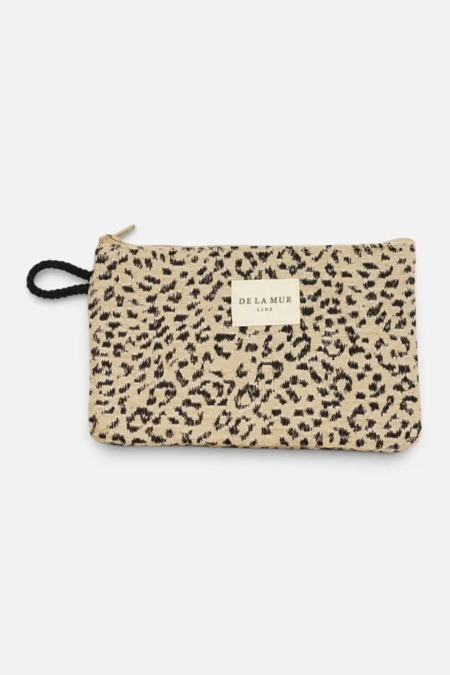 De La Mur Koto Mini Neceser toalettmappe leopard