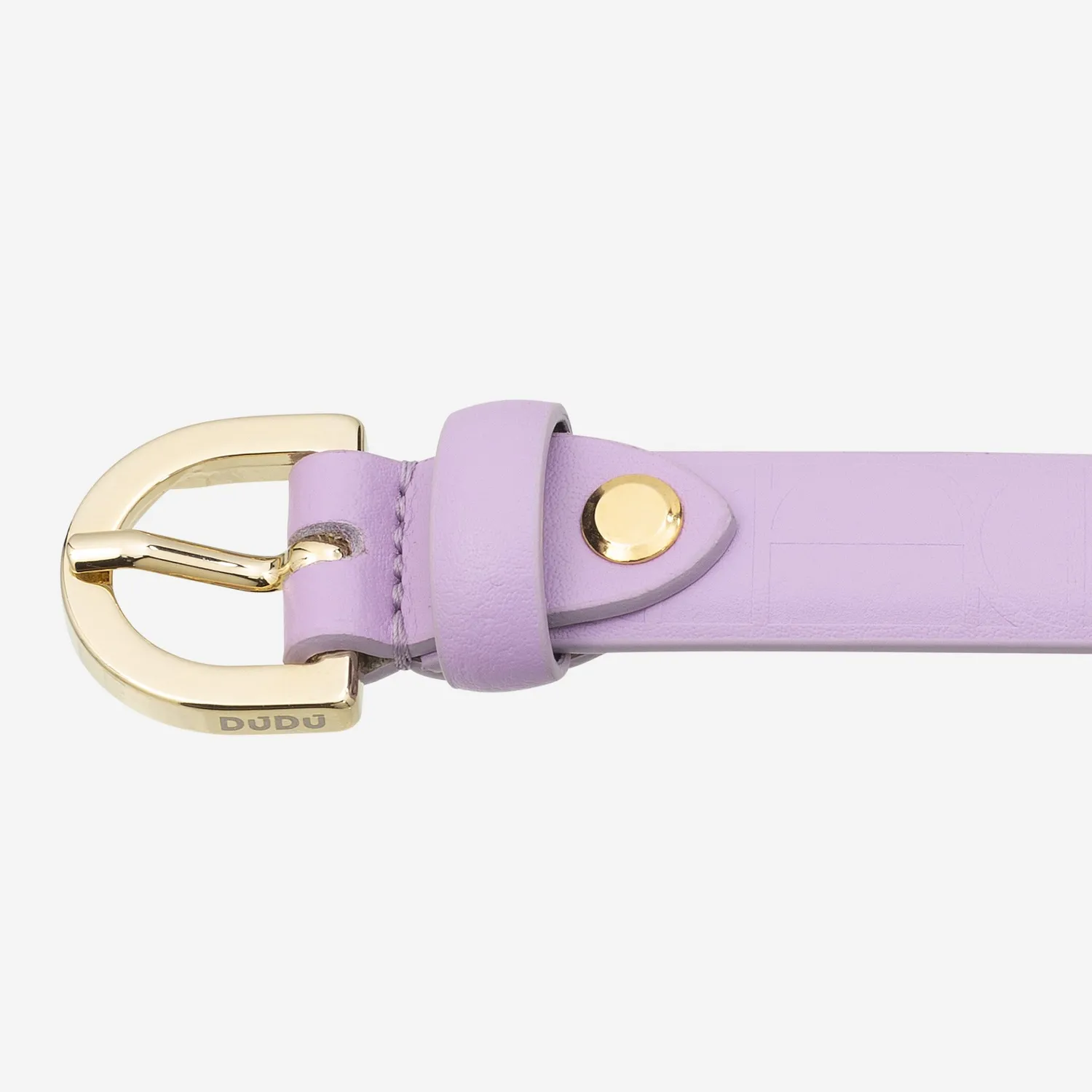 DuDubags Giglio belte provence lilla skinn 80 dame