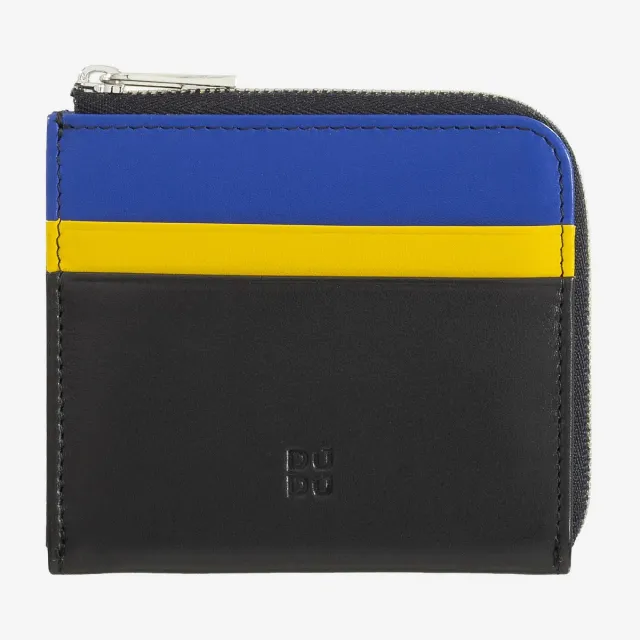 DuDubags Lombok lommebok svart skinn kompakt