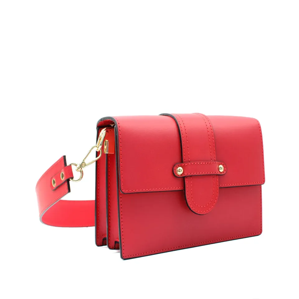 Latalia Atri skinnveske rød 22 cm
