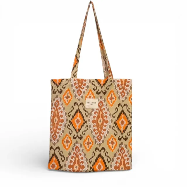 De La Mur Ikat Pequeña totebag liten oransje