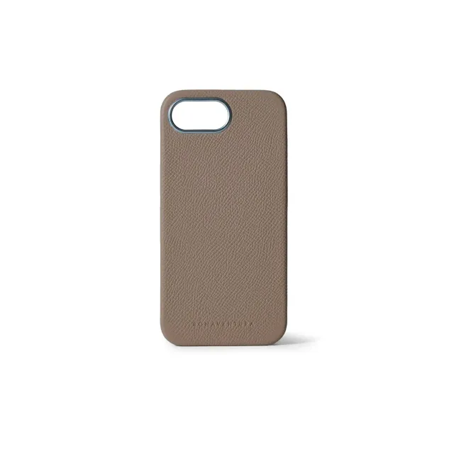 Bonaventura Nobile Etui iPhone 17e/16e bakdeksel etoupe skinn