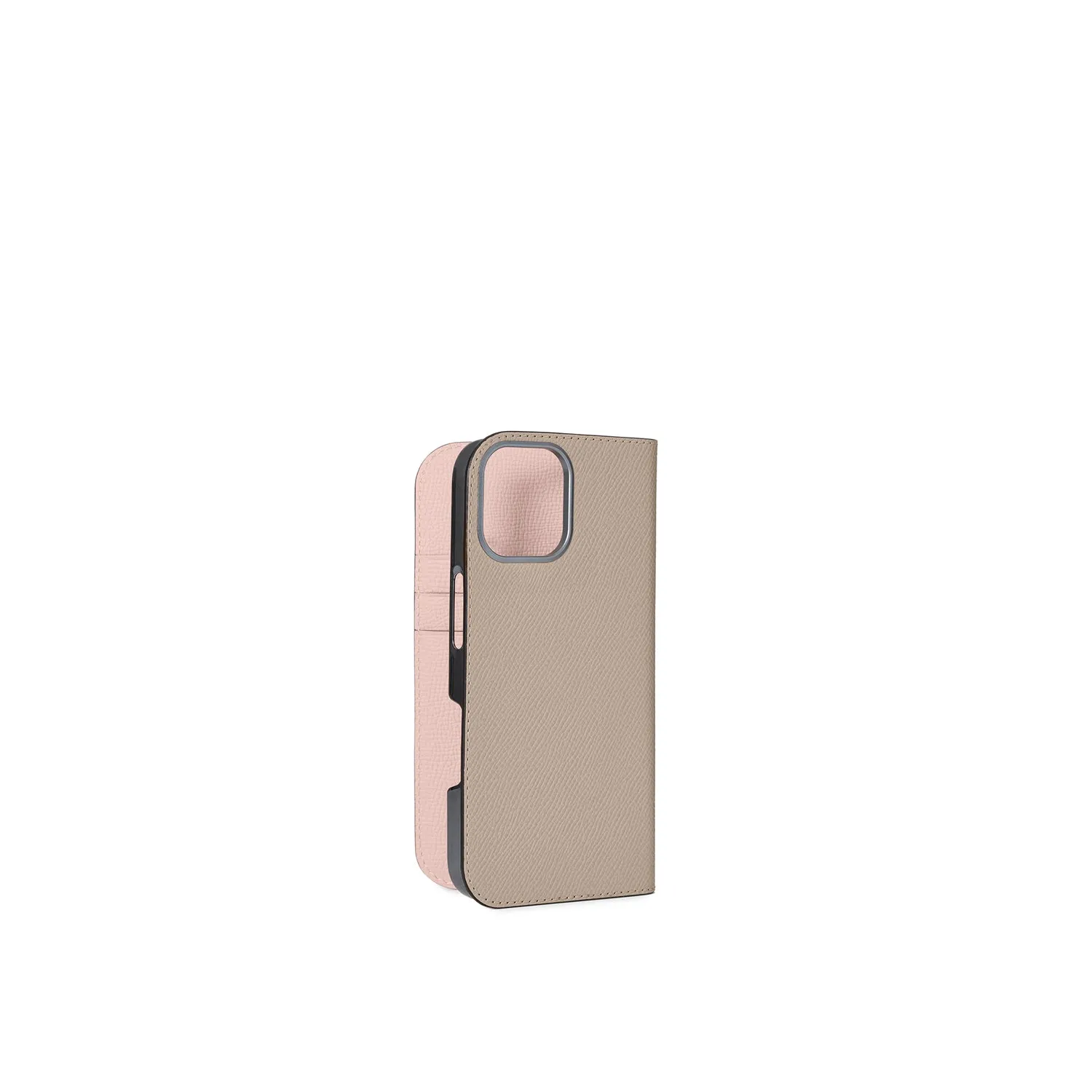 Bonaventura Nobile iPhone 17 dagboketui etoupe skinn