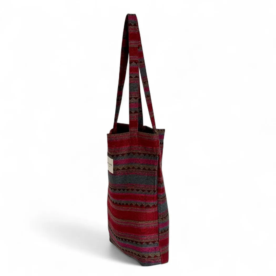 De La Mur Aura liten totebag grå rosa