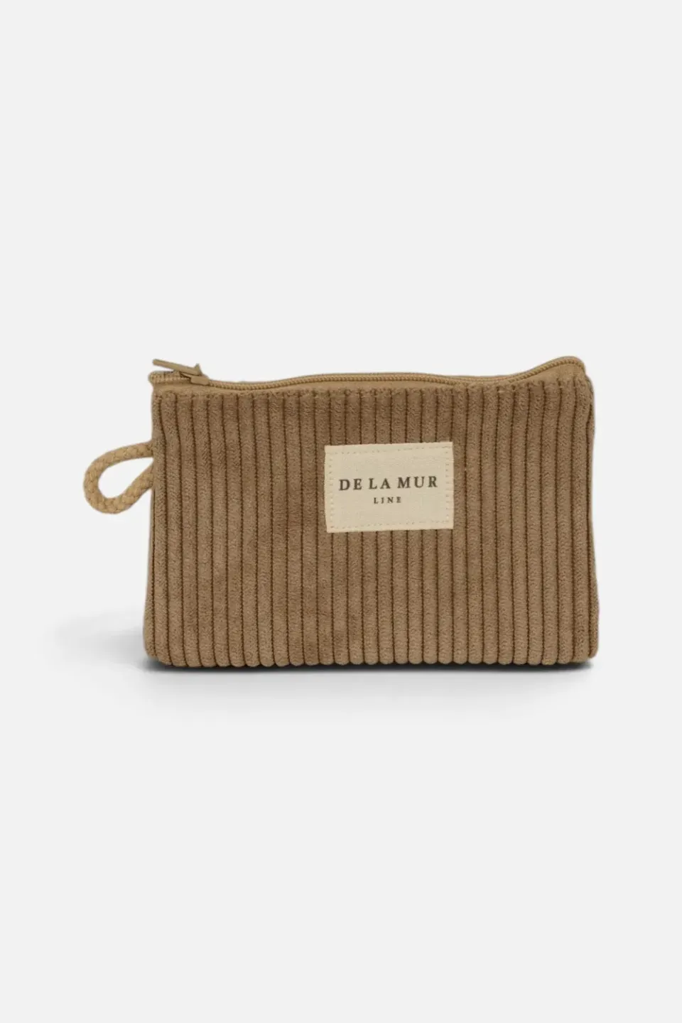 De La Mur Toast lommebok beige 12x8 cm cordfløyel