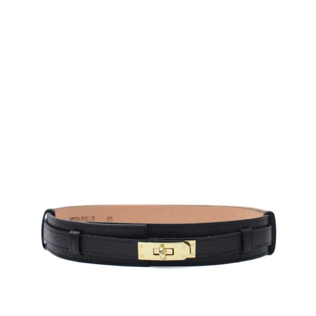 Latalia Maxi skinnbelte med vrilås 4 cm