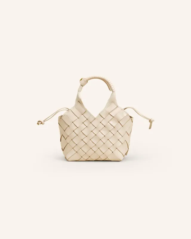 Cala Jade Misu Mini crossbody birch lyst skinn