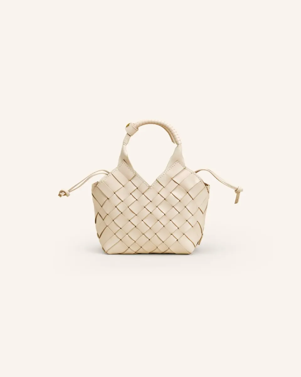 Cala Jade Misu Mini crossbody birch lyst skinn