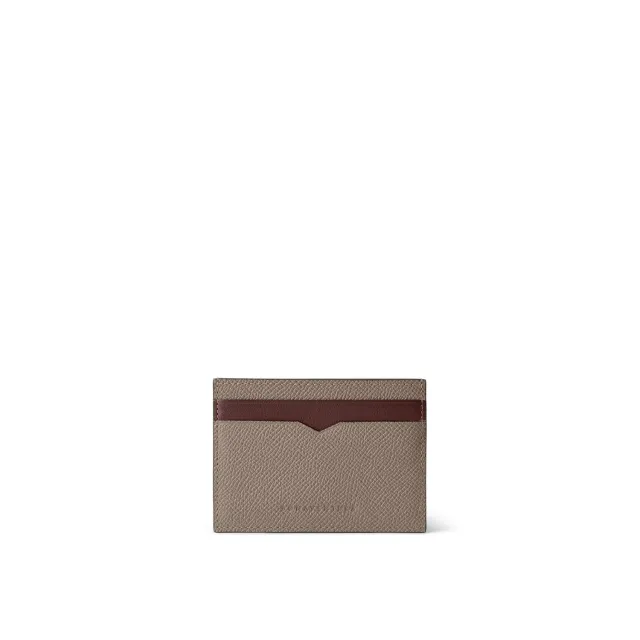 Bonaventura Nobile kortholder Etoupe Bordeaux skinn