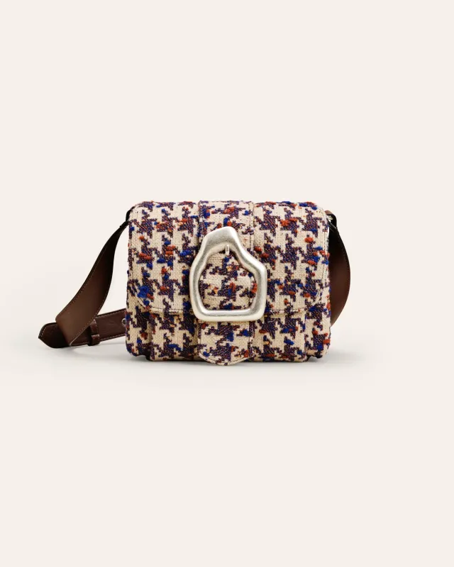 Cala Jade Nami Mini crossbody autumns check skinn