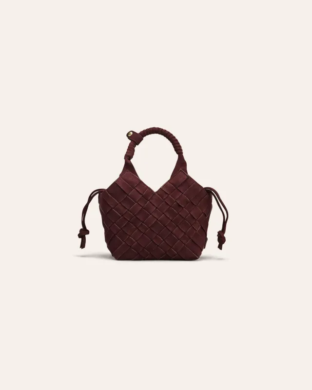 Cala Jade Misu Mini crossbody veske Fudge Nubuck matt