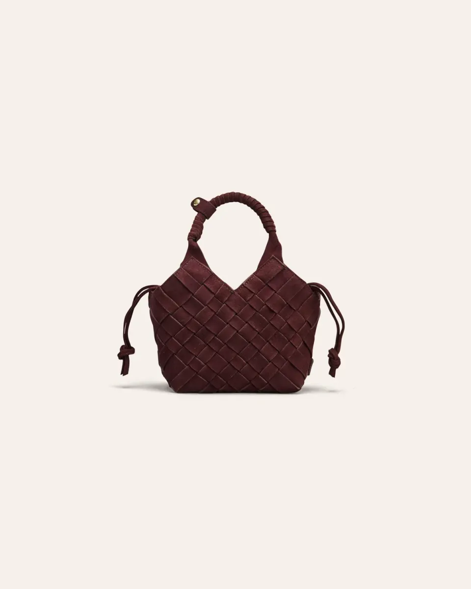 Cala Jade Misu Mini crossbody veske Fudge Nubuck matt