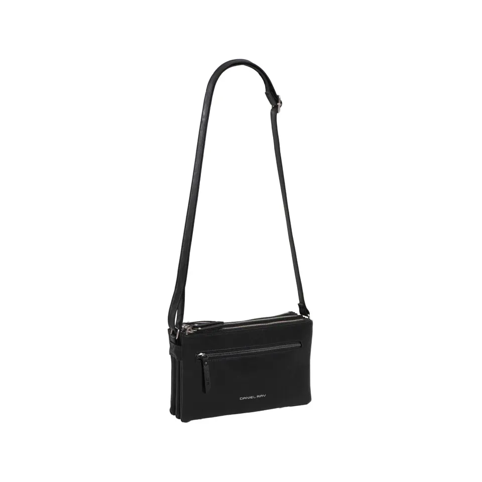 Daniel Ray Lauderdale crossbody skinn beige
